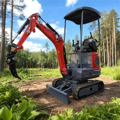 SLM12Q 1,25-тонный экскаватор с кабиной мини-экскаватора